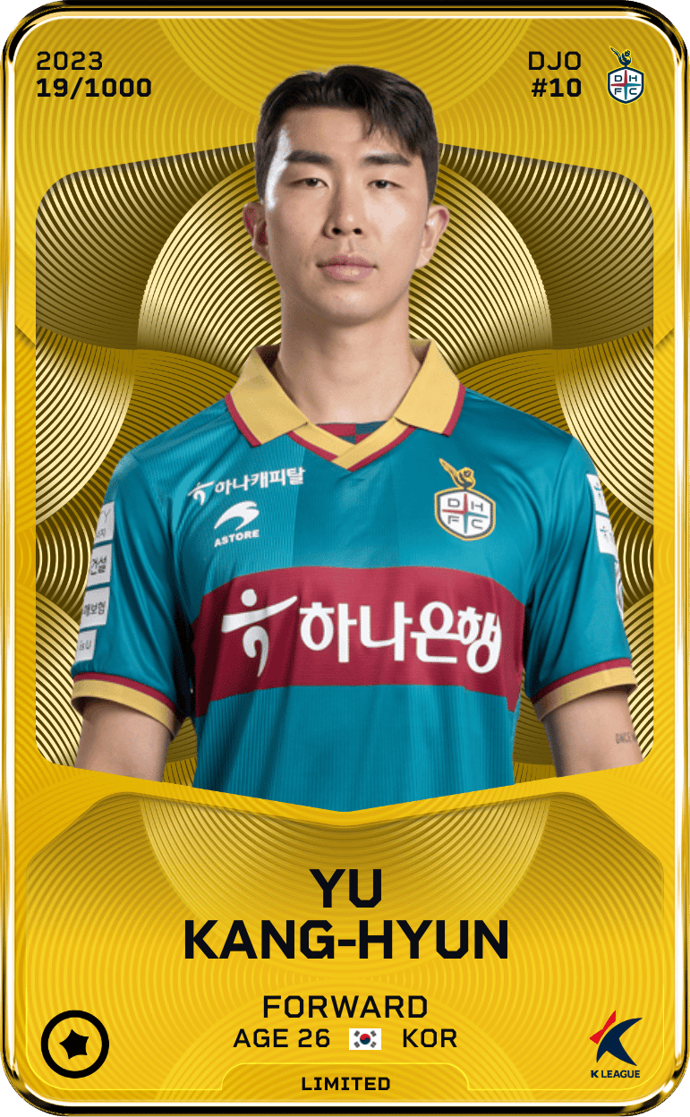 Yu Kang-Hyun 2023-24 • Limited 19/1000