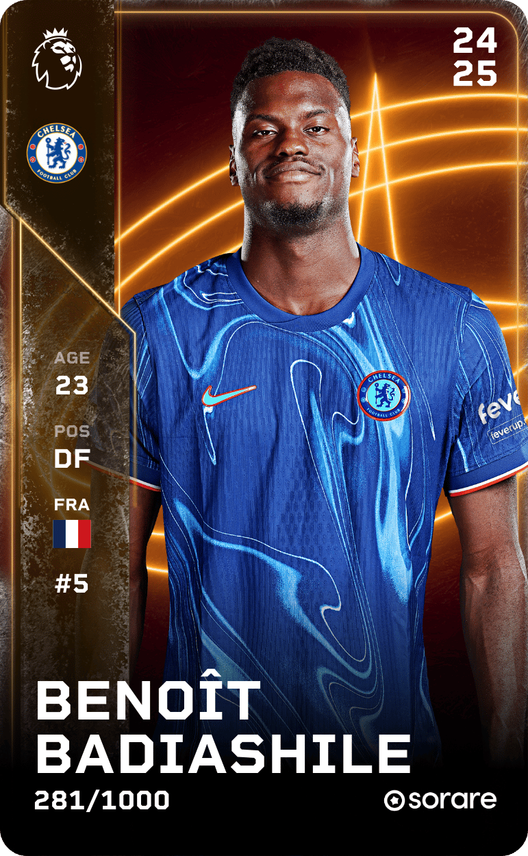 Benoît Badiashile 2024-25 • Limited 281/1000