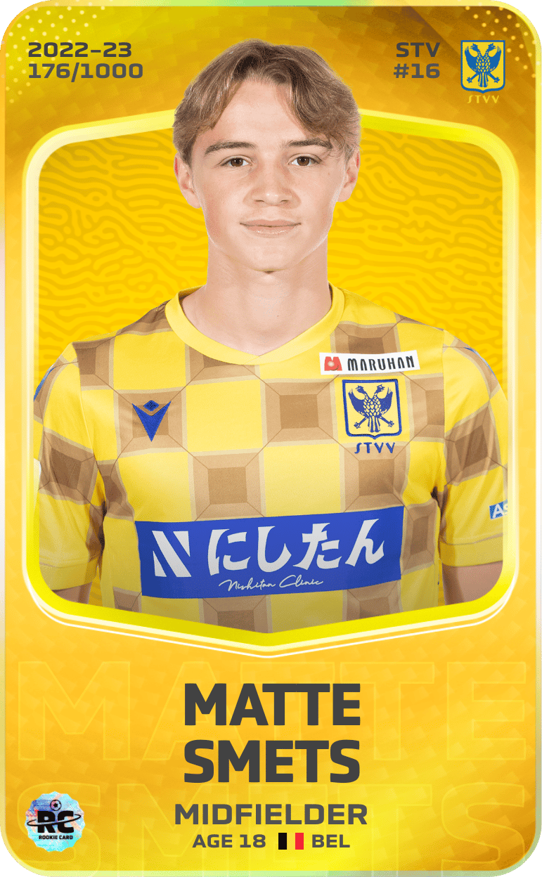 Matte Smets 2022-23 • Limited 176/1000
