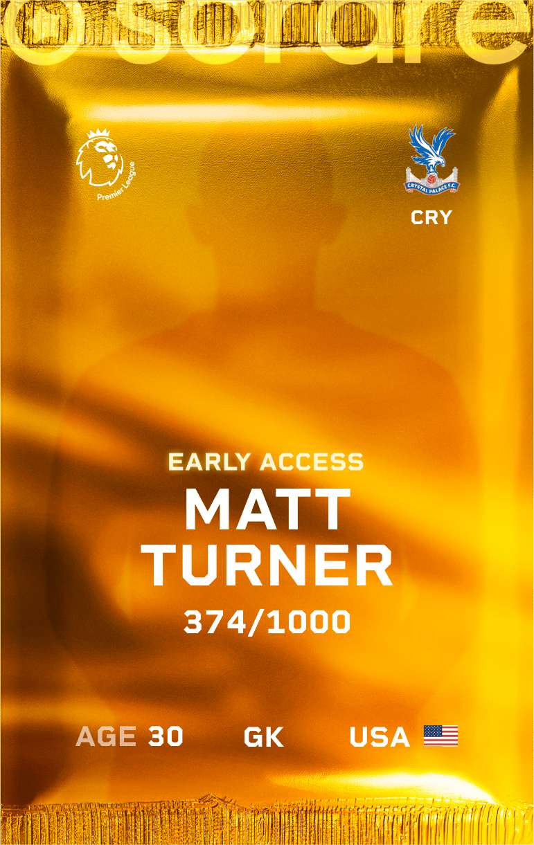 Matt Turner 2024-25 • Limited 374/1000