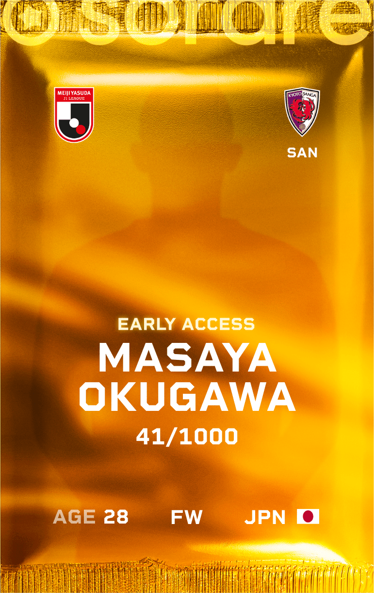 Masaya Okugawa 2025-26 • Limited 41/1000