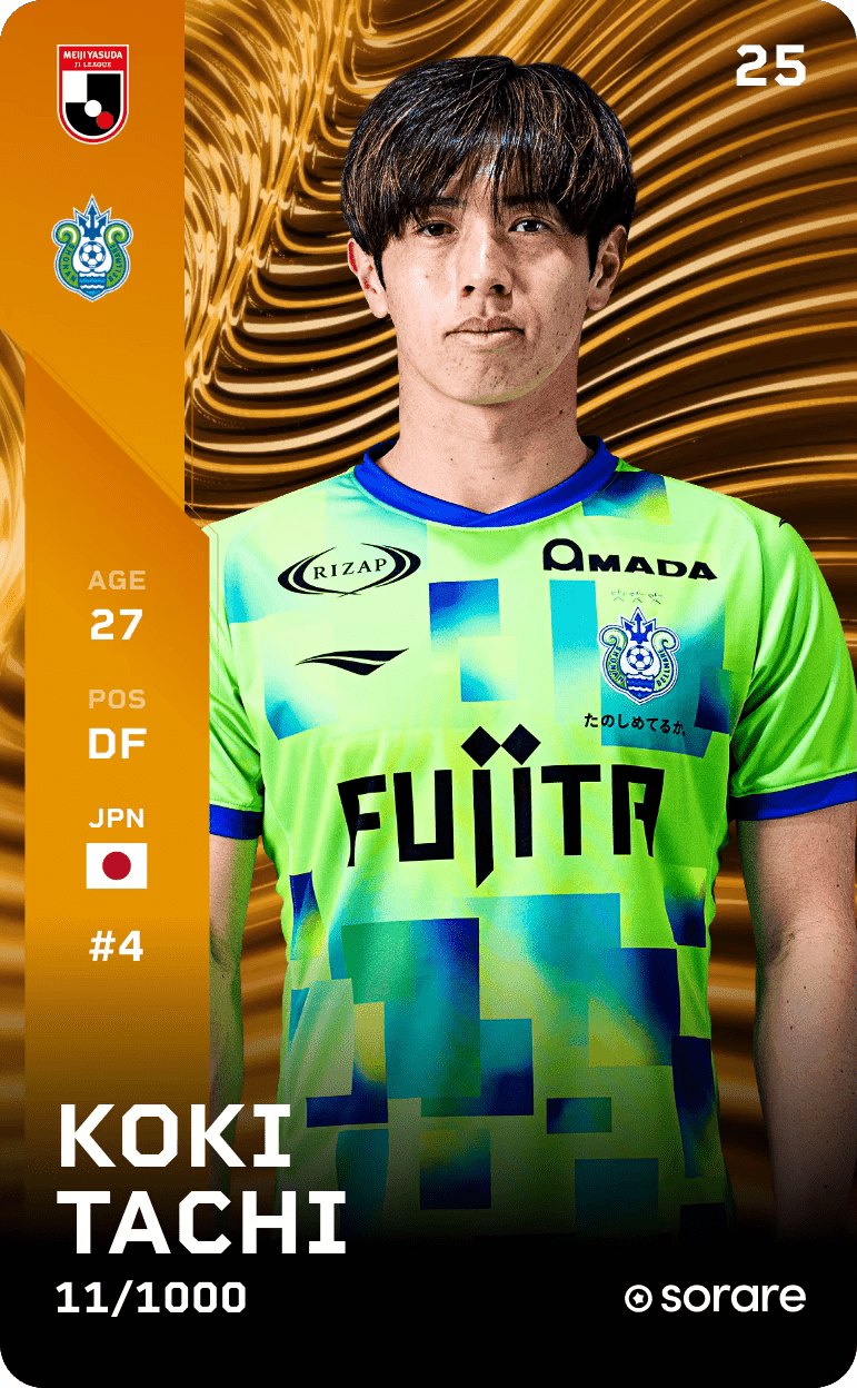 Koki Tachi 2025-26 • Limited 11/1000