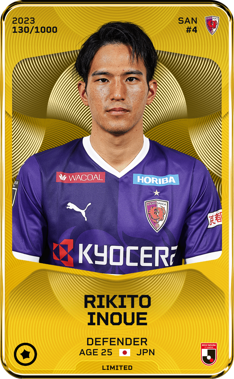 Rikito Inoue 2023-24 • Limited 130/1000