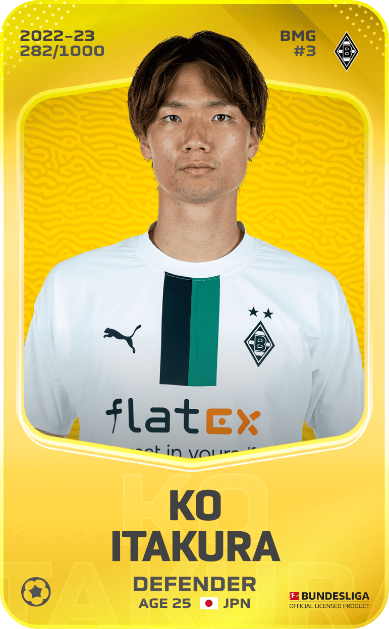 Ko Itakura 2022-23 • Limited 282/1000