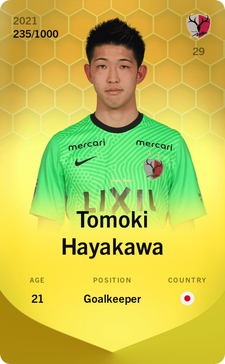 Tomoki Hayakawa 2021-22 • Limited 235/1000