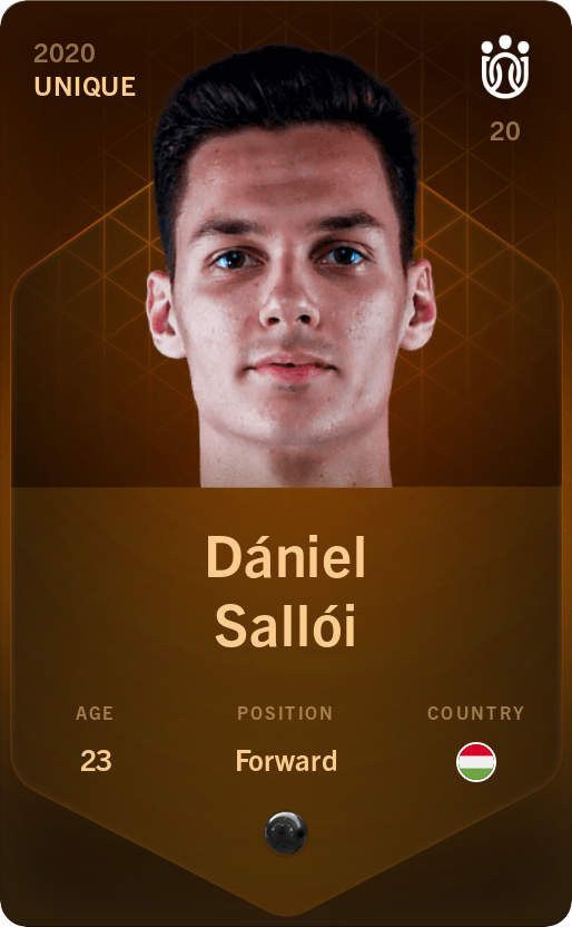 Sorare - Sorare Official - Dániel Sallói 2020-21 • Unique - NFT # 51030750381059054561193788863138785487446730092991756653309575739293352758754