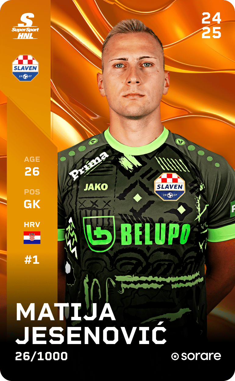 Matija Jesenović 2024-25 • Limited 26/1000