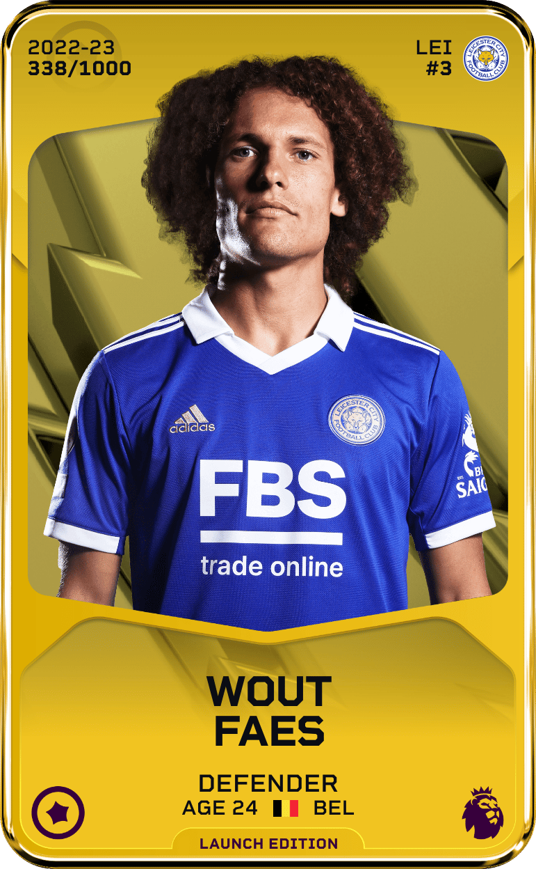 Wout Faes 2022-23 • Limited 338/1000