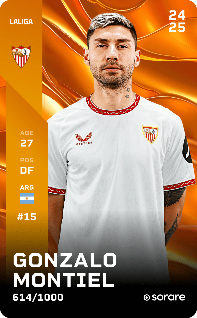 Gonzalo Montiel 2024-25 • Limited 614/1000