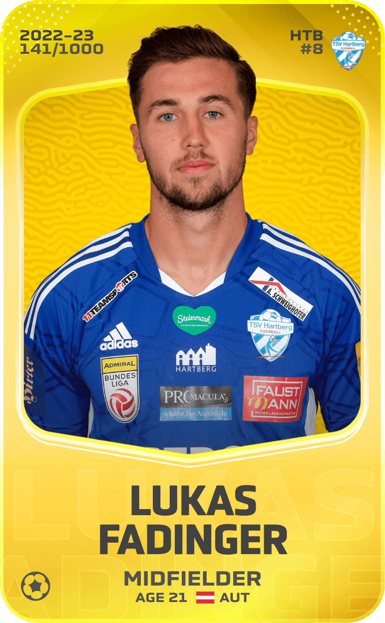 Lukas Fadinger 2022-23 • Limited 141/1000