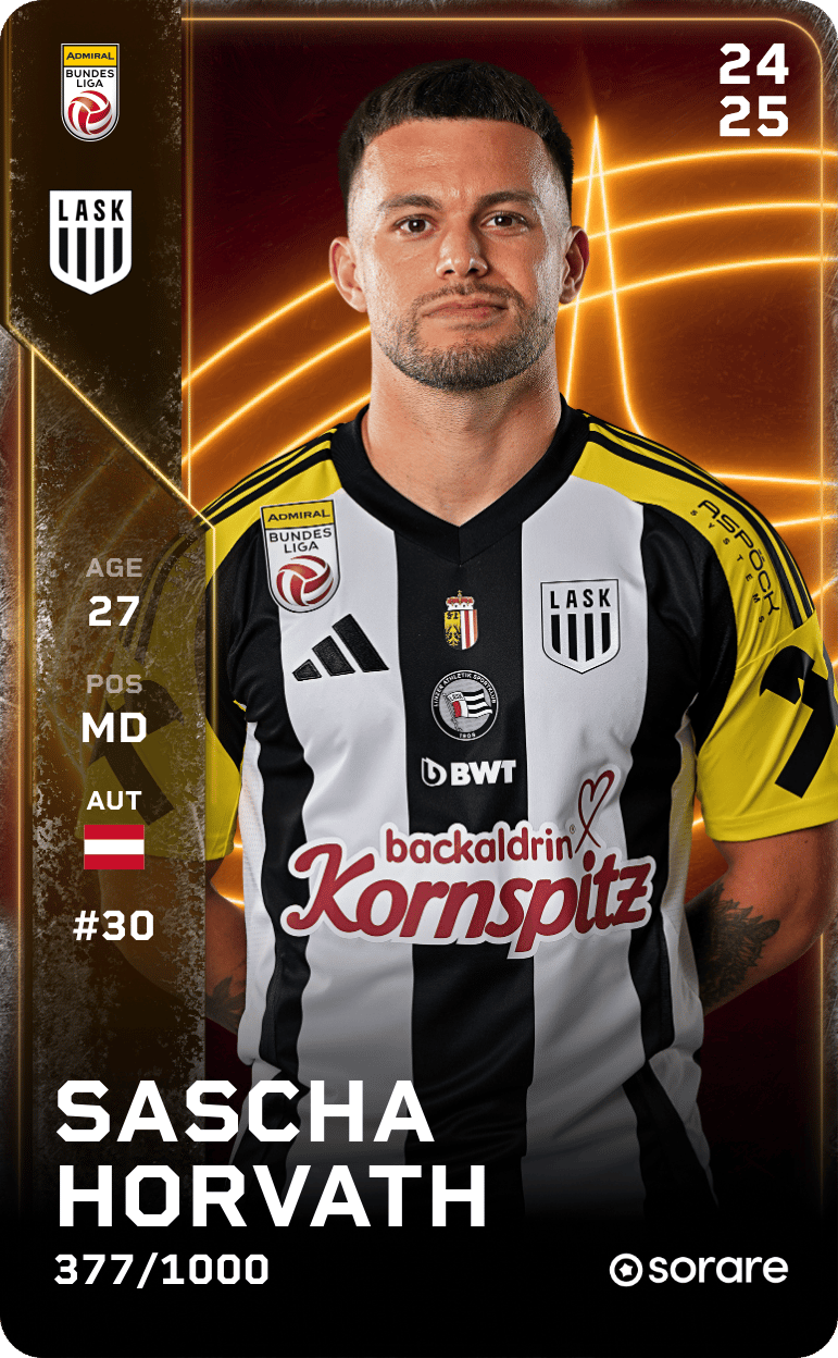 Sascha Horvath 2024-25 • Limited 377/1000