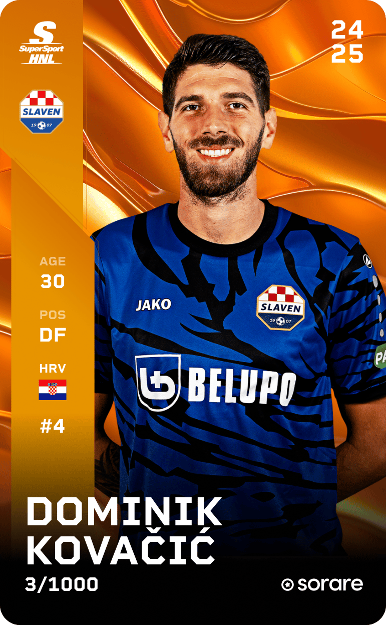 Dominik Kovačić 2024-25 • Limited 3/1000