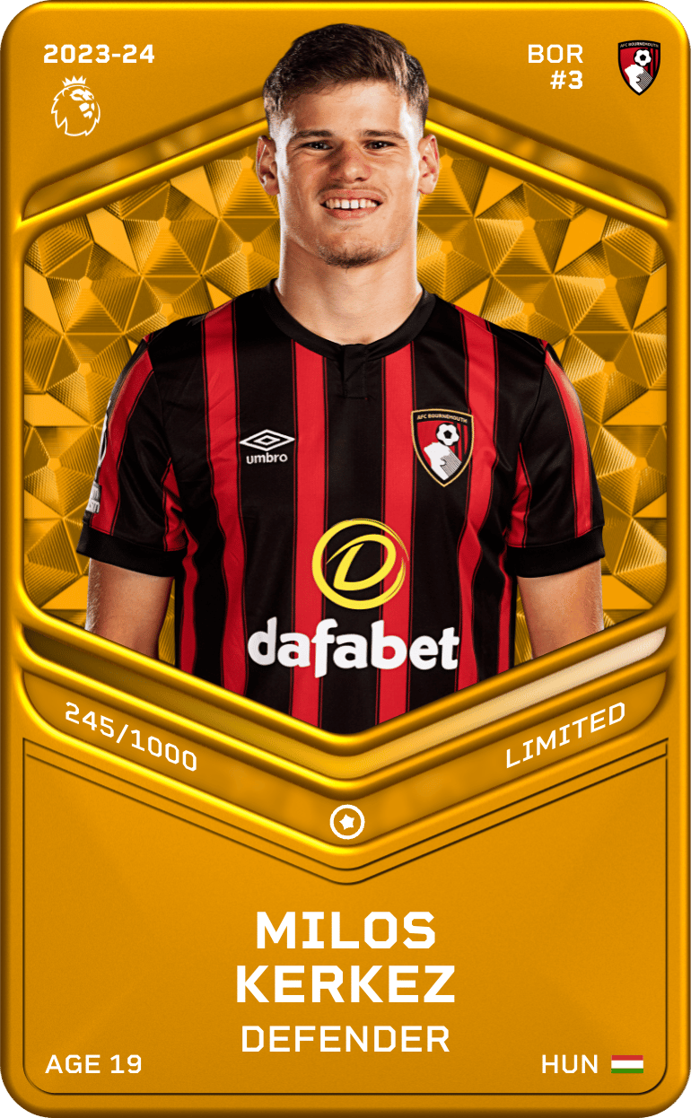 Milos Kerkez 2023-24 • Limited 245/1000