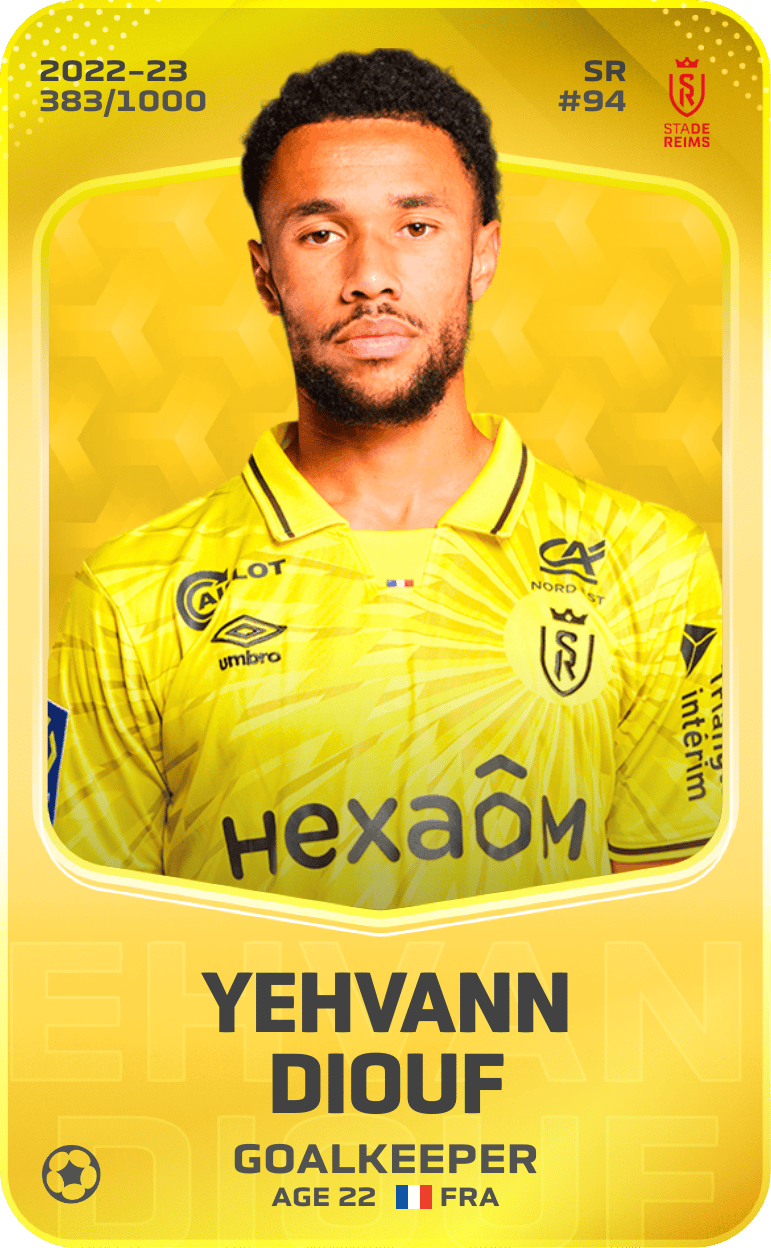 Yehvann Diouf 2022-23 • Limited 383/1000