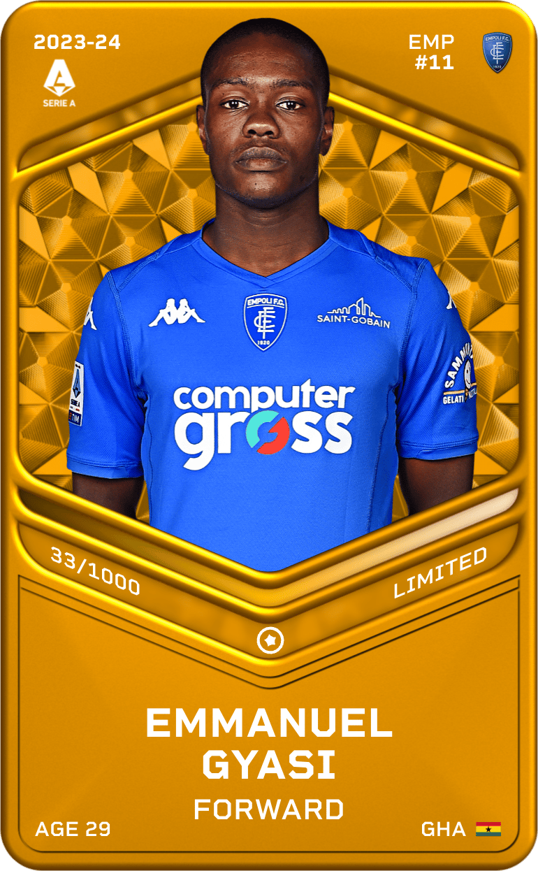 Emmanuel Gyasi 2023-24 • Limited 33/1000