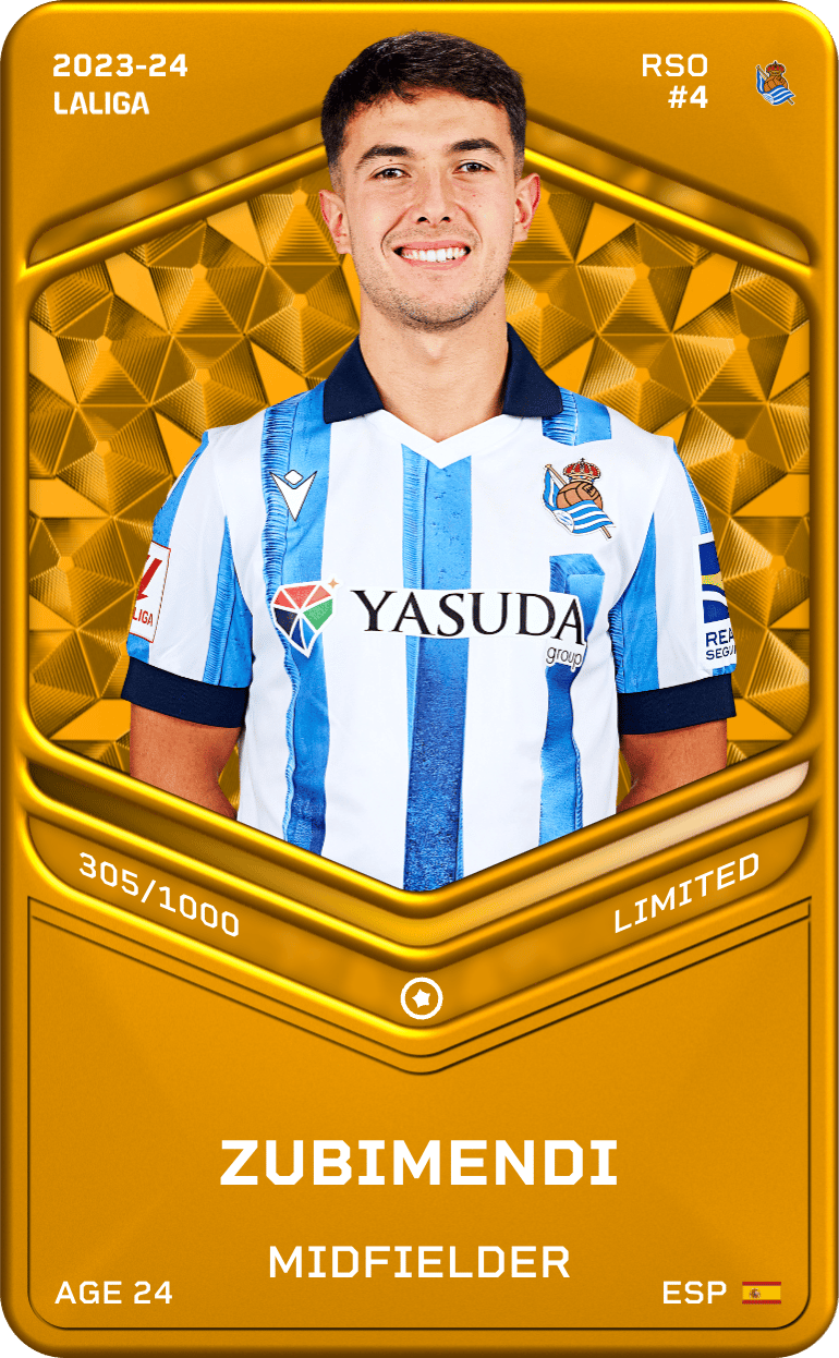 Zubimendi 2023-24 • Limited 305/1000