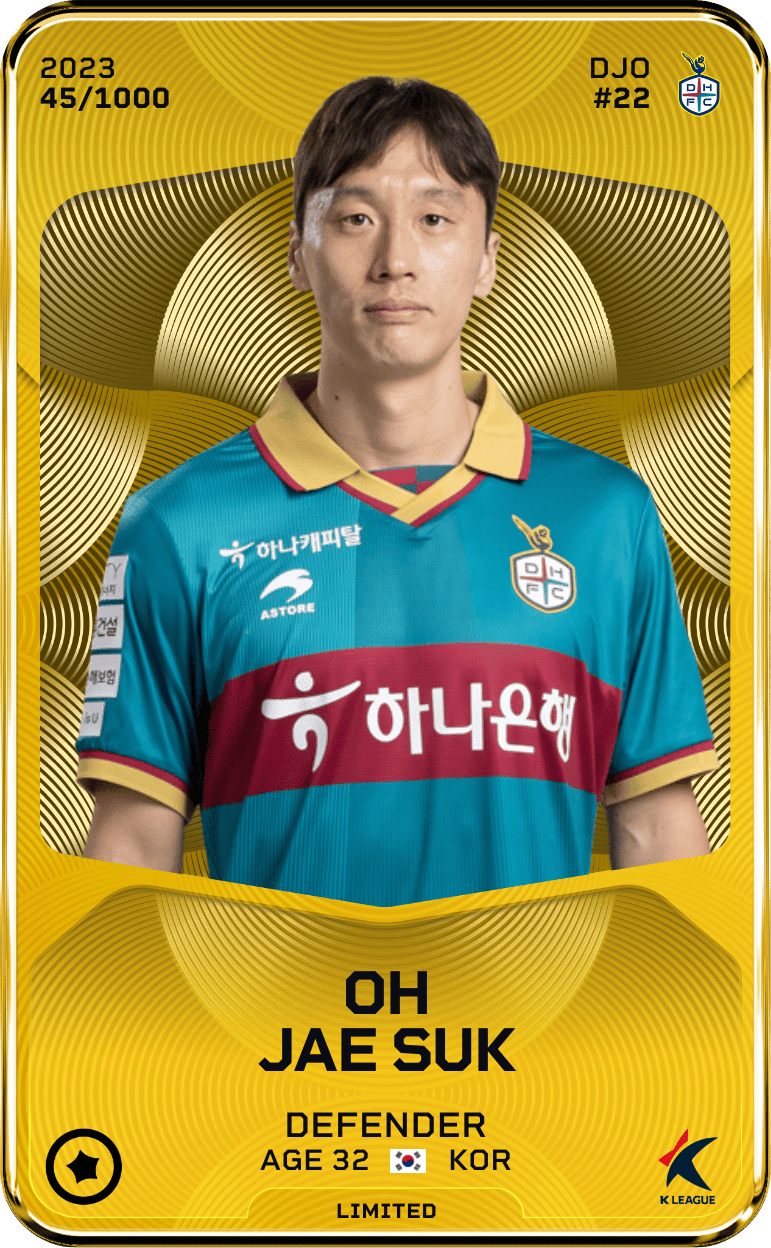 Oh Jae Suk 2023-24 • Limited 45/1000