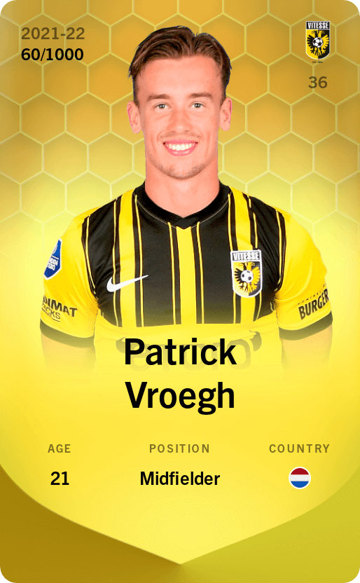 Patrick Vroegh 2021-22 • Limited 60/1000