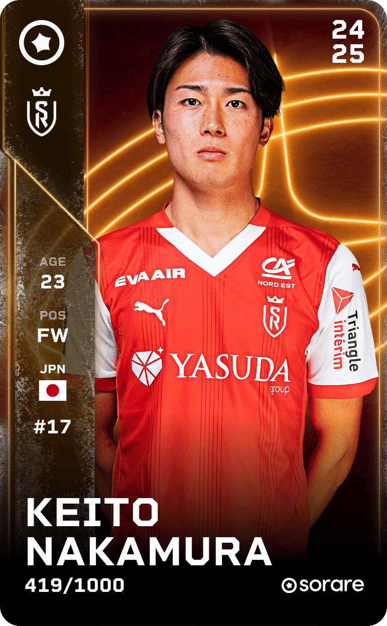 Keito Nakamura 2024-25 • Limited 419/1000