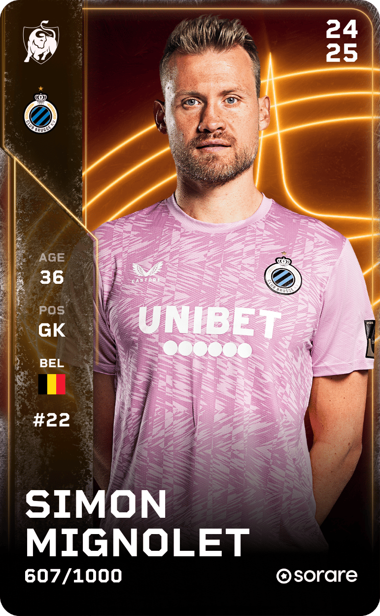 Simon Mignolet 2024-25 • Limited 607/1000