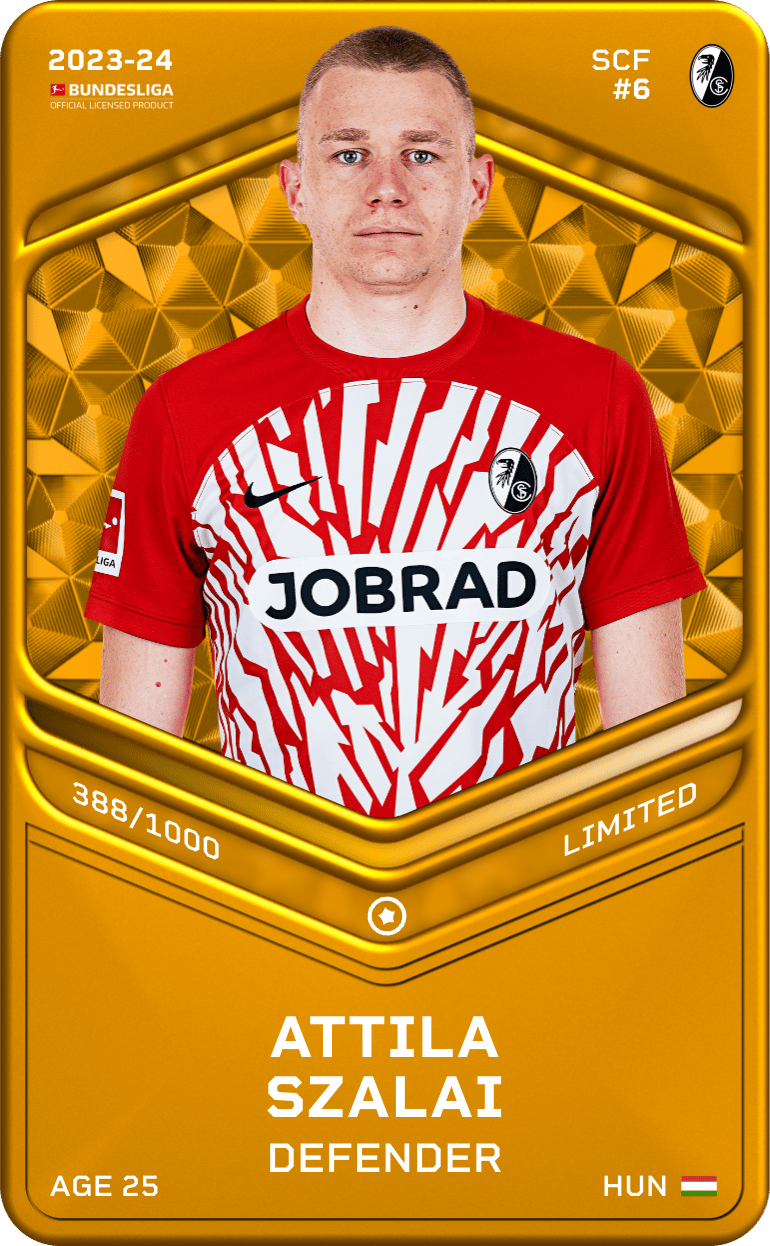Attila Szalai 2023-24 • Limited 388/1000