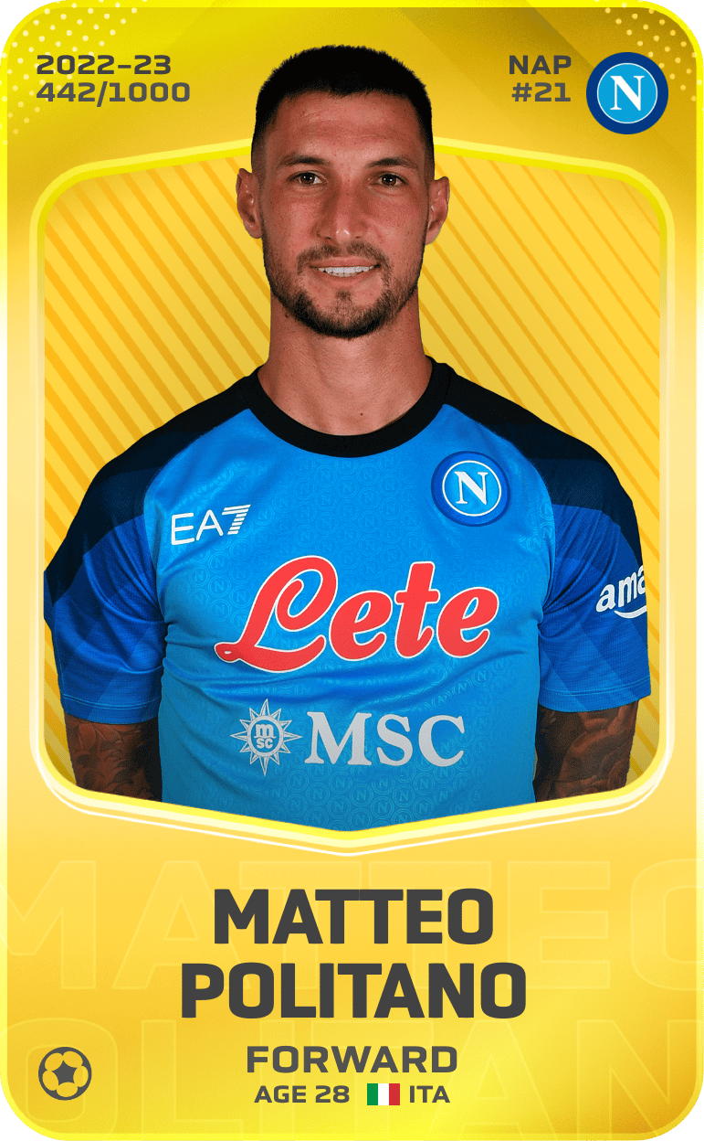 Matteo Politano 2022-23 • Limited 442/1000