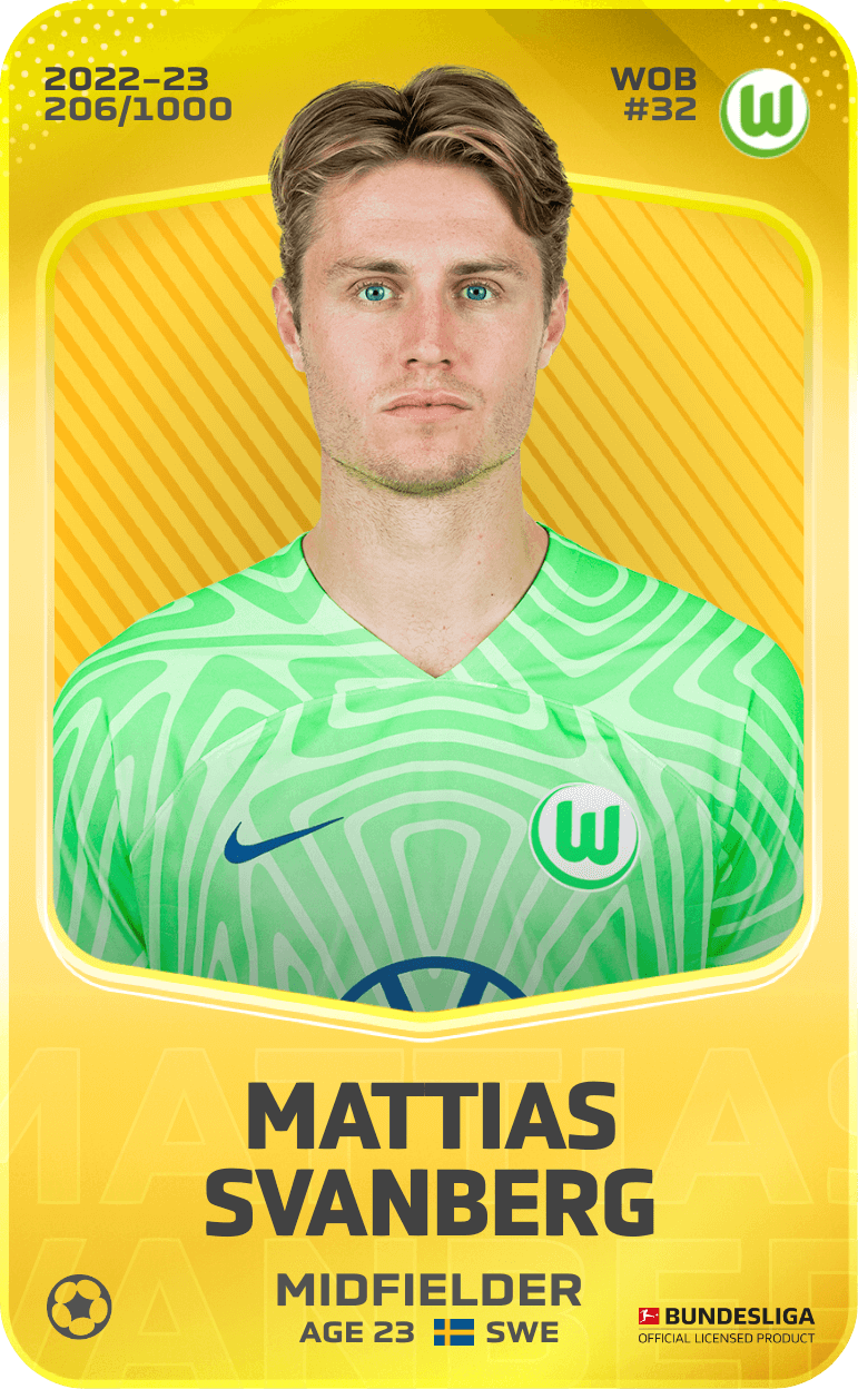 Mattias Svanberg 2022-23 • Limited 206/1000