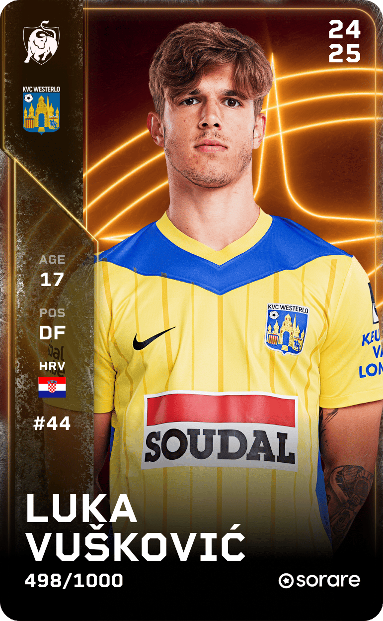 Luka Vušković 2024-25 • Limited 498/1000
