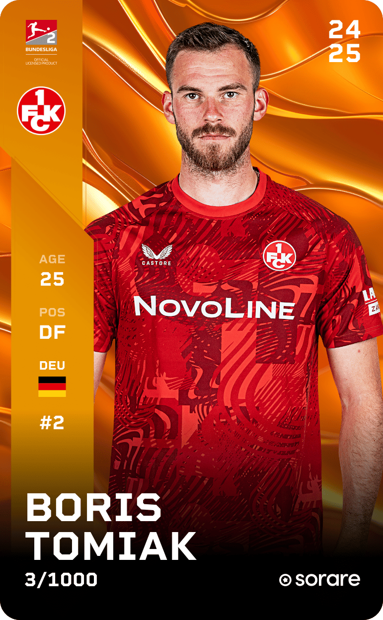 Boris Tomiak 2024-25 • Limited 3/1000