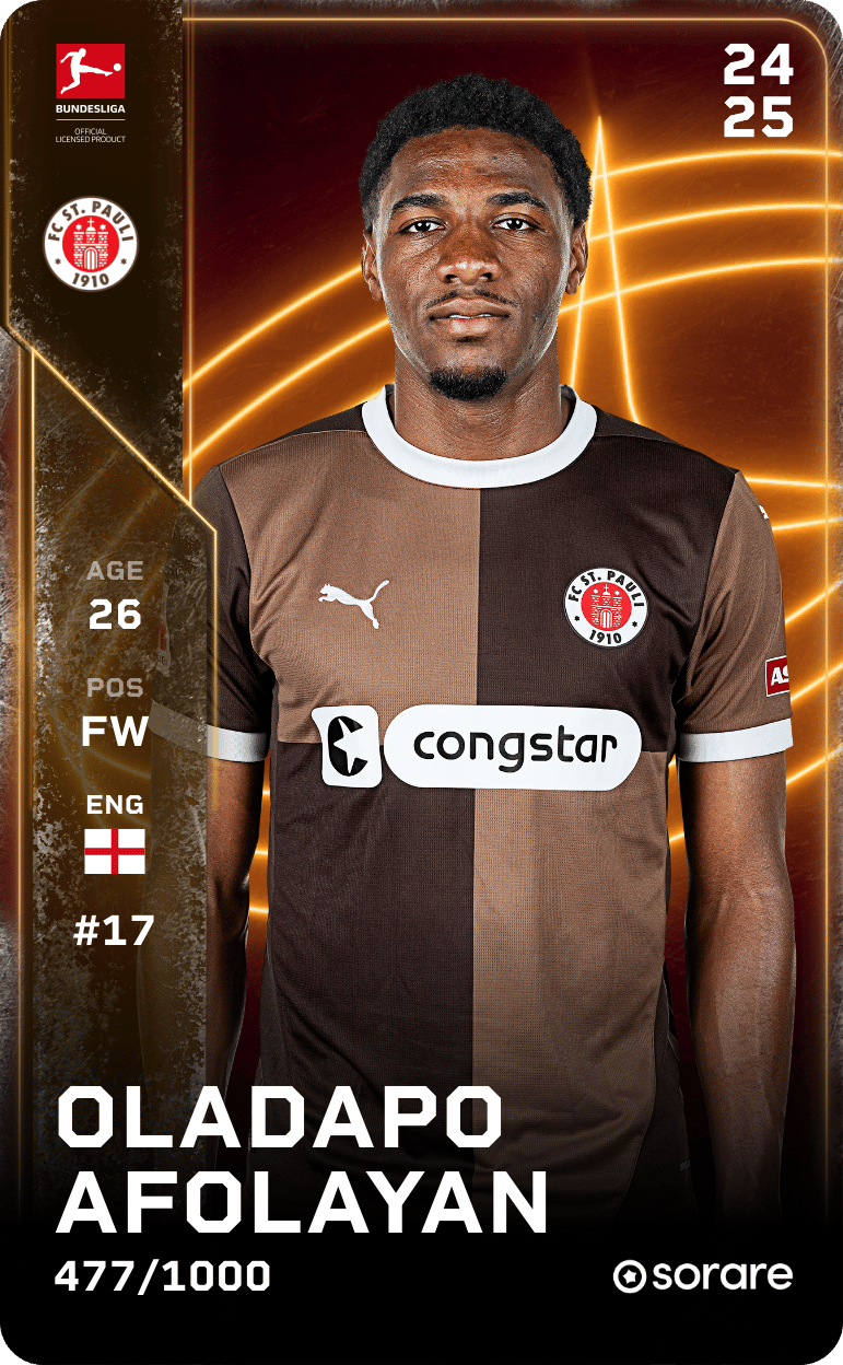 Oladapo Afolayan 2024-25 • Limited 477/1000