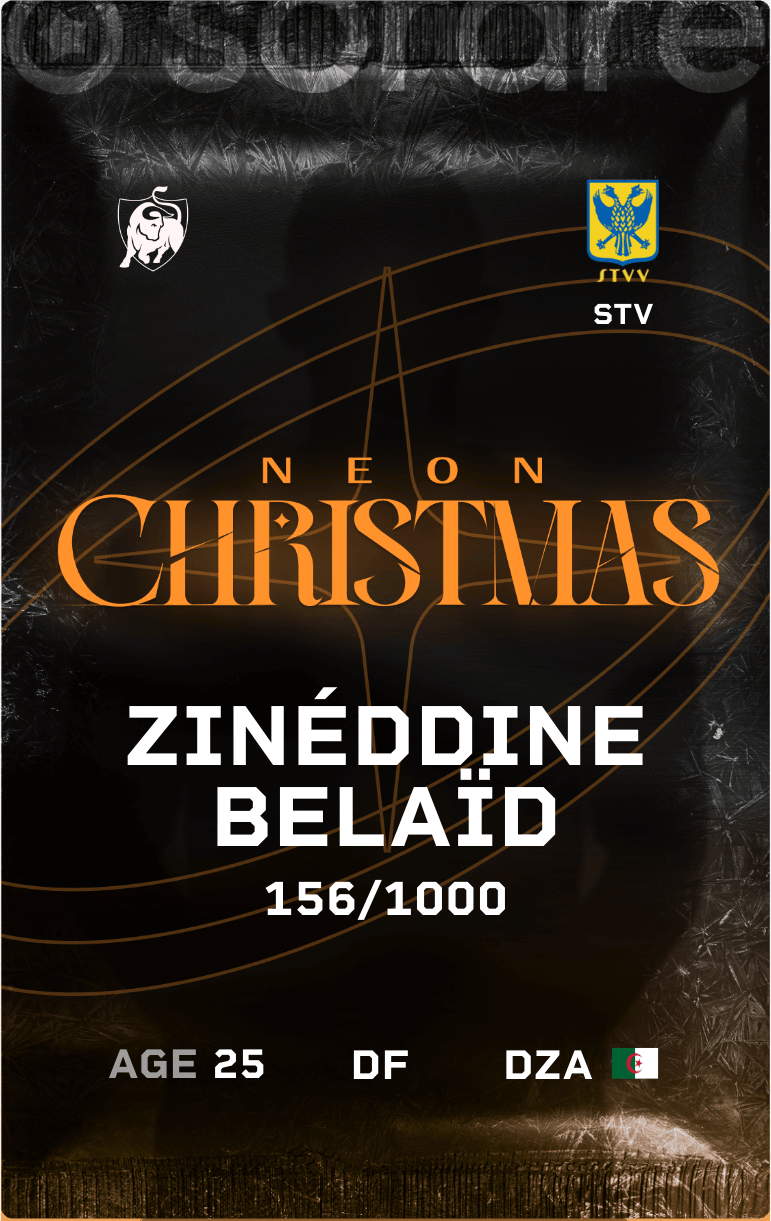 Zinéddine Belaïd 2024-25 • Limited 156/1000