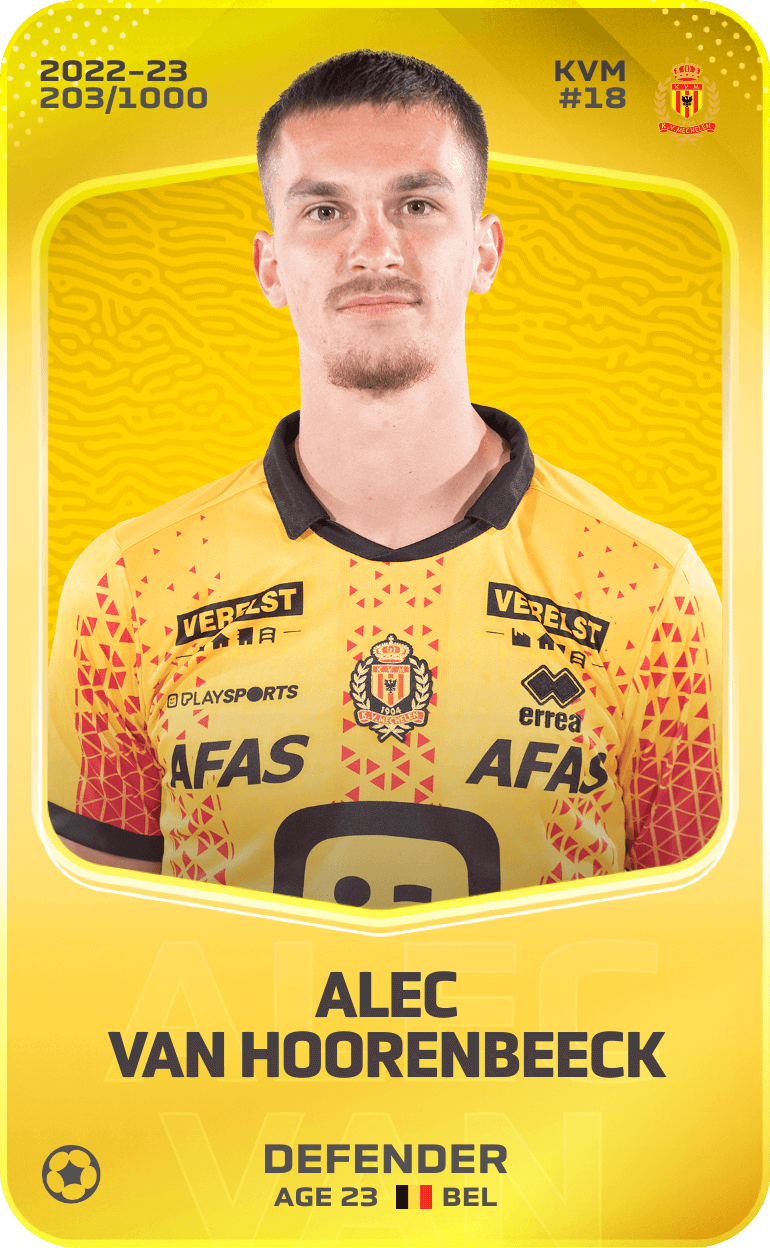 Alec Van Hoorenbeeck 2022-23 • Limited 203/1000