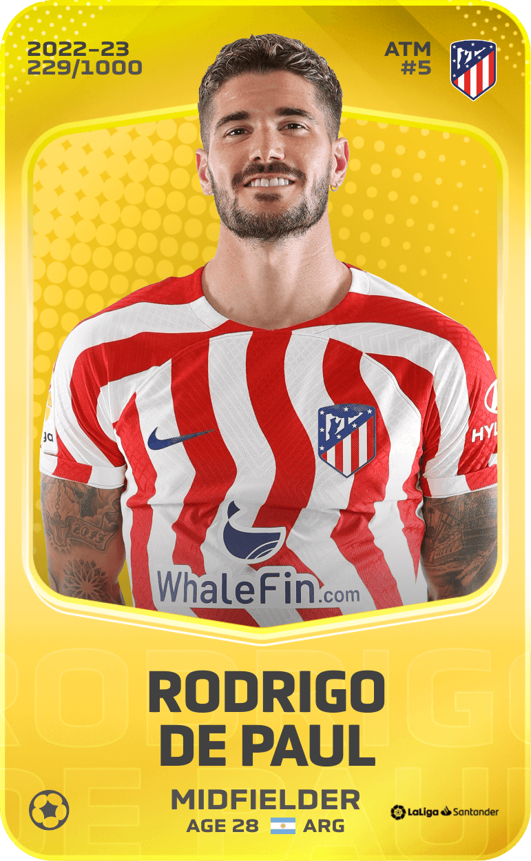 Rodrigo De Paul 2022-23 • Limited 229/1000