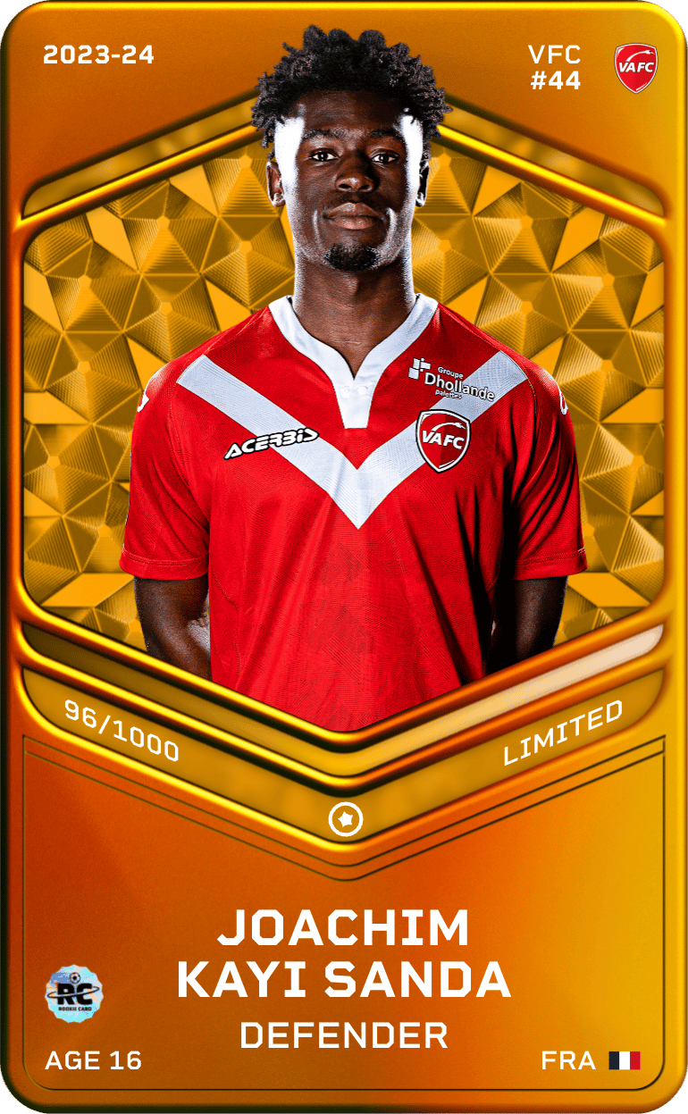 Joachim Kayi Sanda 2023-24 • Limited 96/1000