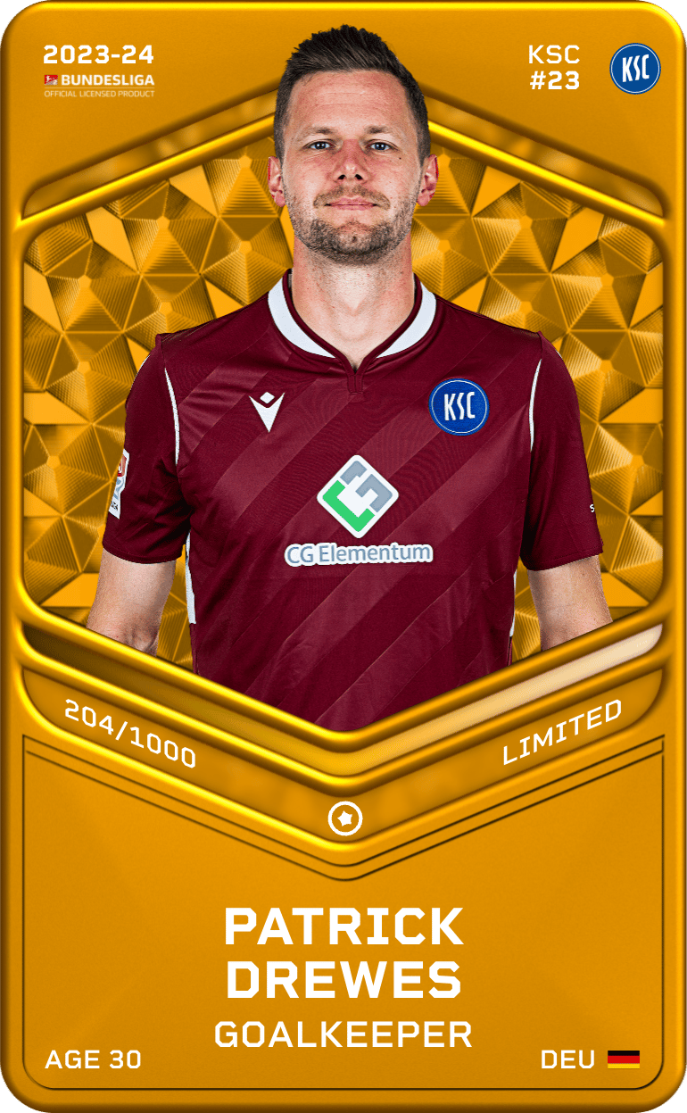 Patrick Drewes 2023-24 • Limited 204/1000