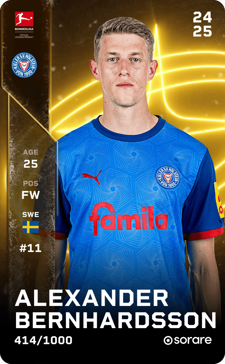 Alexander Bernhardsson 2024-25 • Limited 414/1000