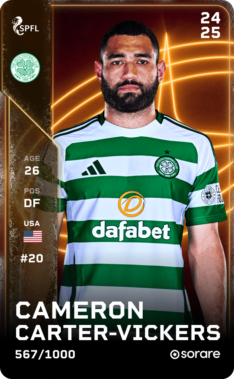 Cameron Carter-Vickers 2024-25 • Limited 567/1000