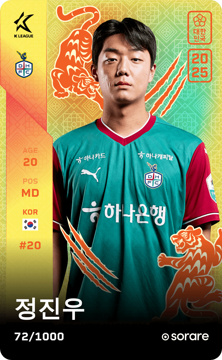 Jung Jin-Woo 2025-26 • Limited 72/1000
