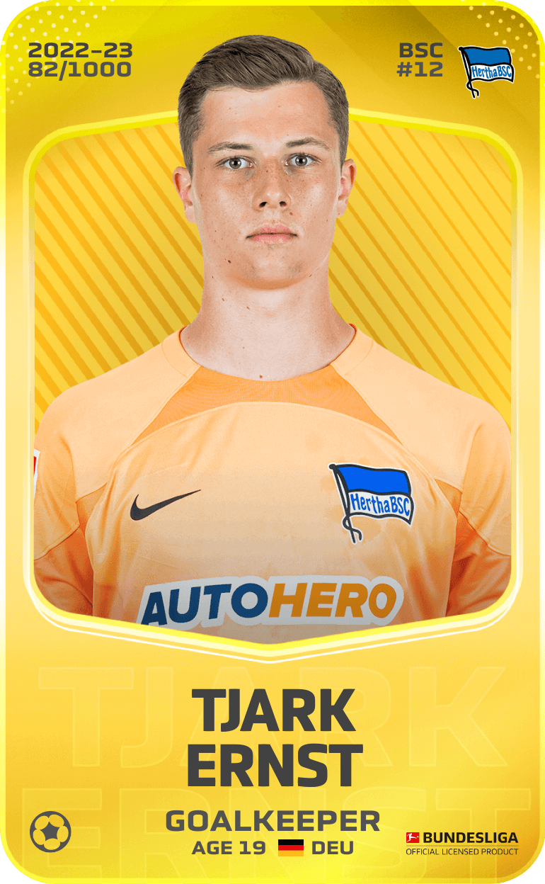Tjark Ernst 2022-23 • Limited 82/1000