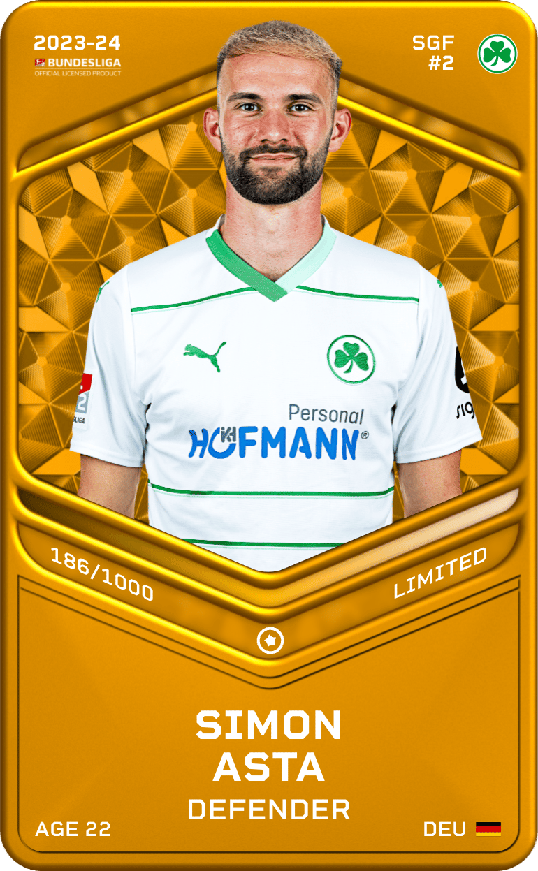 Simon Asta 2023-24 • Limited 186/1000