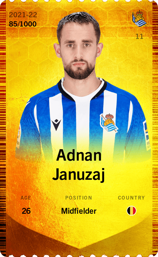 Adnan Januzaj 2021-22 • Limited 85/1000