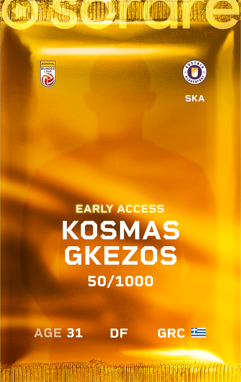 Kosmas Gkezos 2024-25 • Limited 50/1000