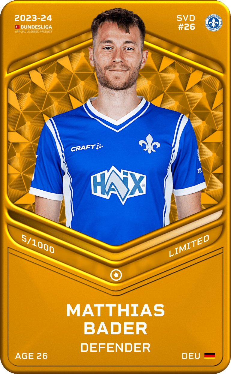 Matthias Bader 2023-24 • Limited 5/1000