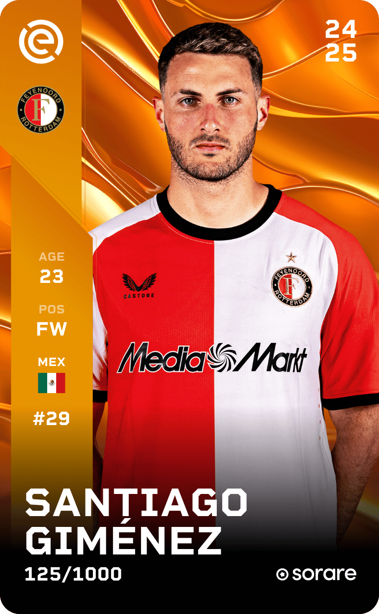 Santiago Giménez 2024-25 • Limited 125/1000
