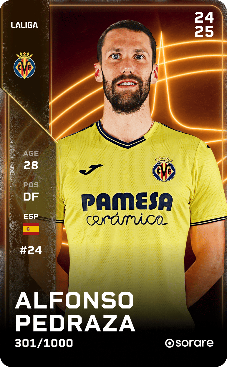 Alfonso Pedraza 2024-25 • Limited 301/1000