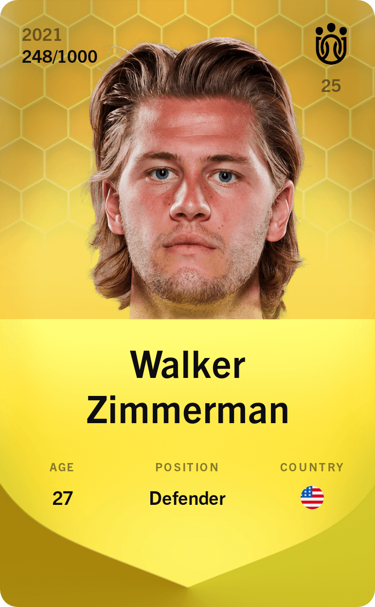 Walker Zimmerman 2021-22 • Limited 248/1000