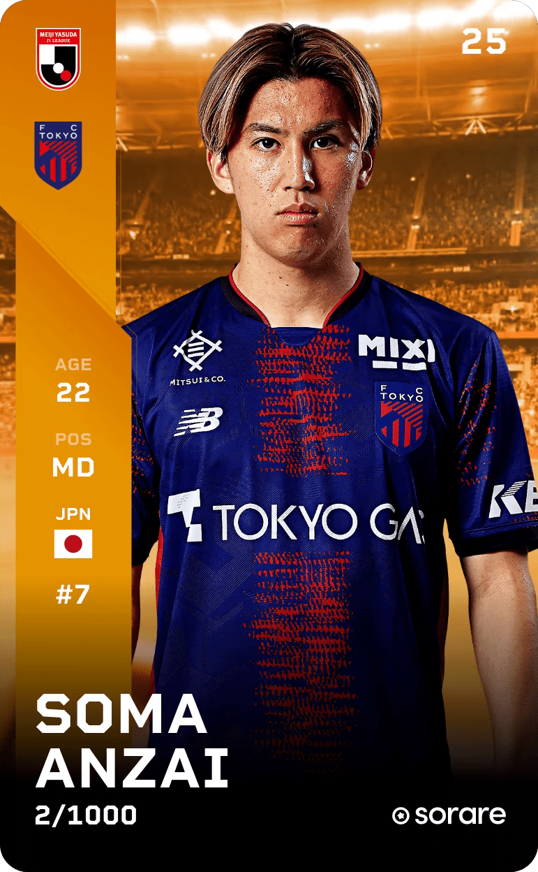 Soma Anzai 2025-26 • Limited 2/1000