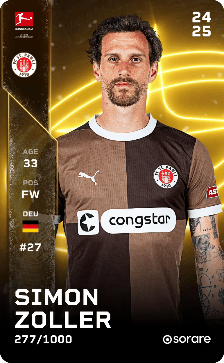 Simon Zoller 2024-25 • Limited 277/1000