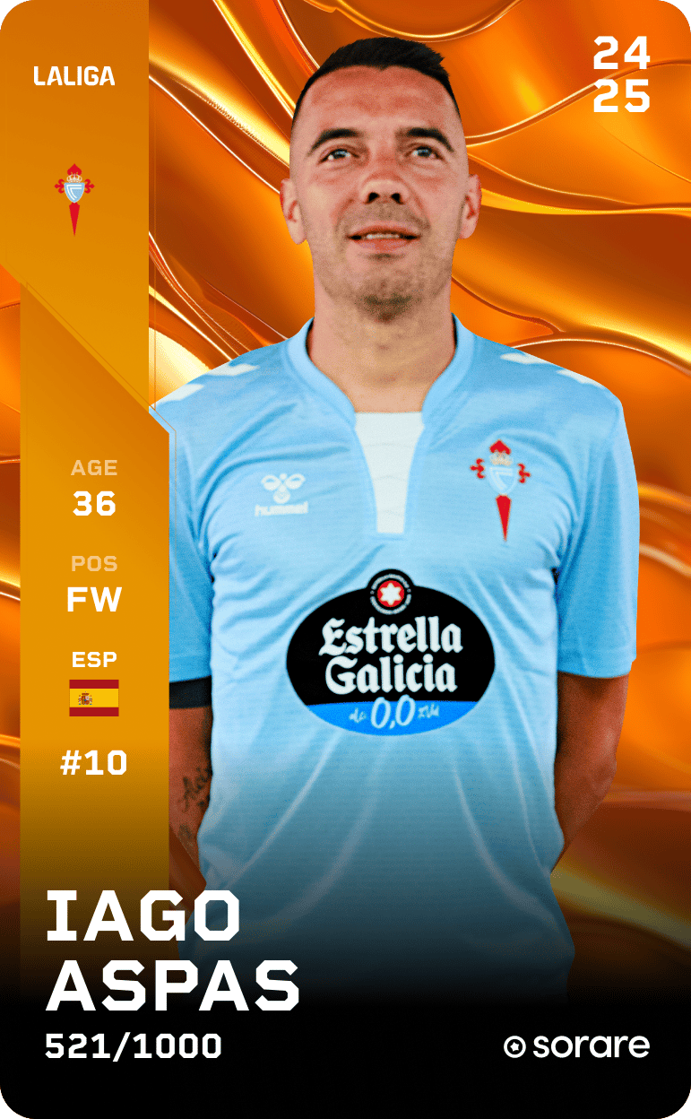 Iago Aspas 2024-25 • Limited 521/1000