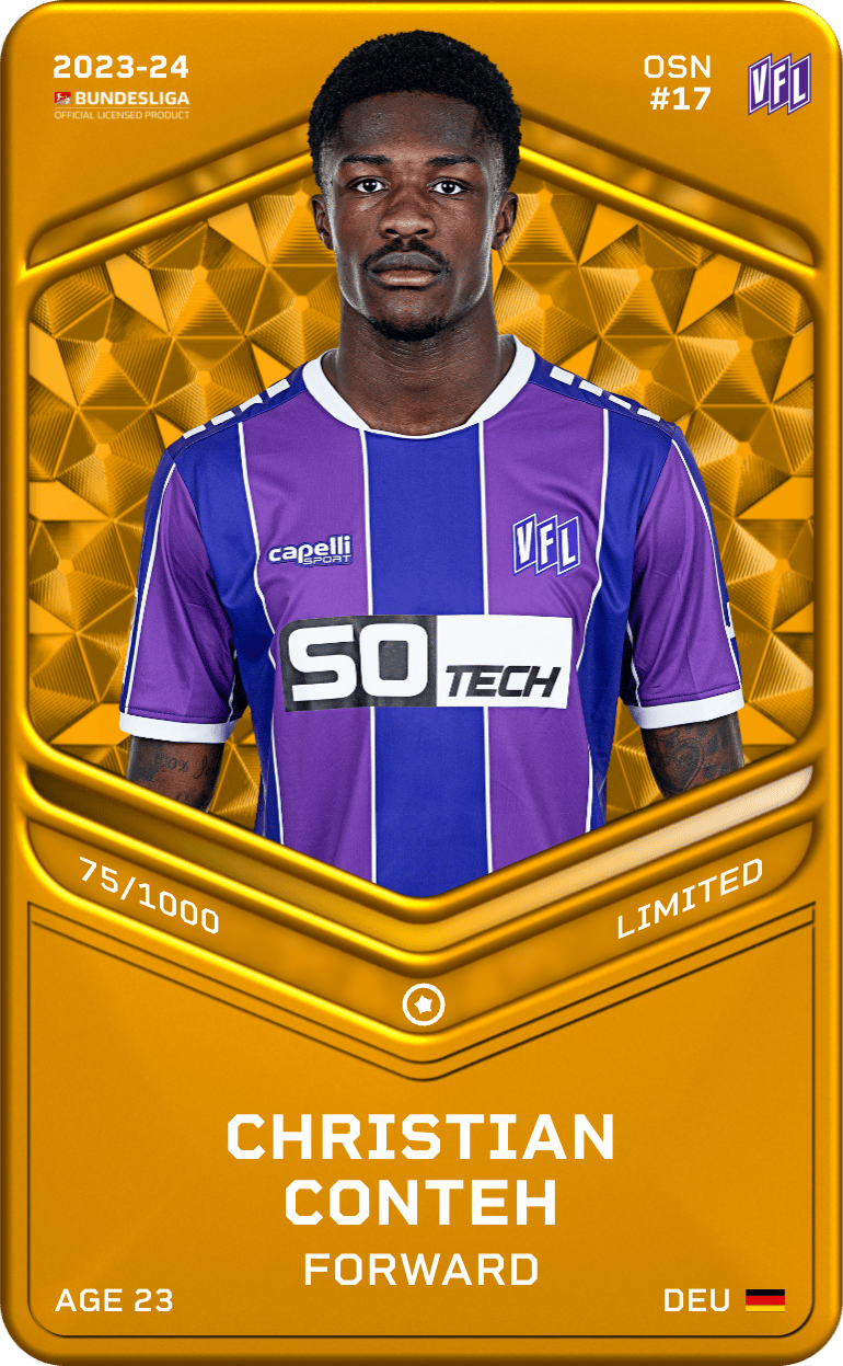 Christian Conteh 2023-24 • Limited 75/1000